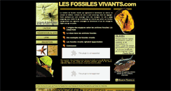 Desktop Screenshot of fossilesvivants.com